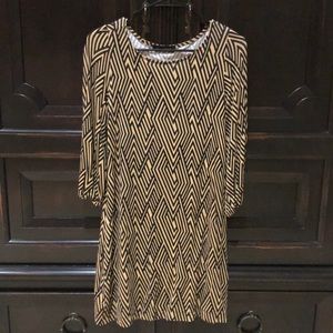 Geometric Hourglass Lilly Dress